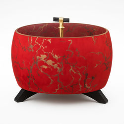 Red Printed Texture Turkish Hotpot